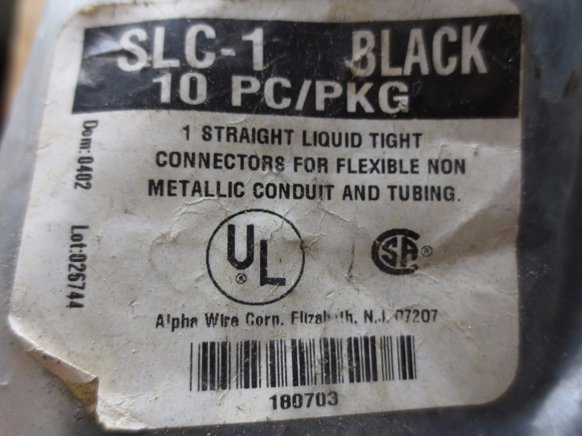 HEYCO SLC-1 - 1" NPT STRAIGHT LIQUID TIGHT CONNECTOR - NEW SURPLUS - LOT of 6