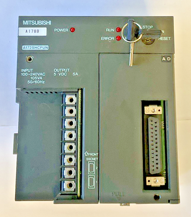 MITSUBISHI A172SHCPUN MOTION CONTROLLER 240VAC 105VA 50/60HZ