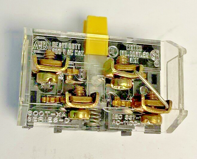 ALLEN BRADLEY 800T-XA SHALLOW BLOCK SER.D 600VAC ***LOTOF5***