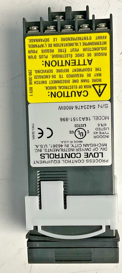LOVE CONTROLS 16A3151-996 TEMPERATURE CONTROLLER SER.16A