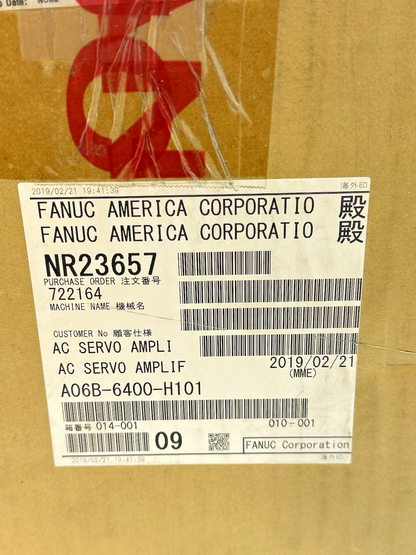 FANUC A06B-6400-H101 Servo Drive Amplifier A06B6400H101