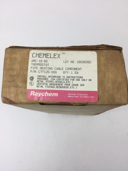 CHEMELEX AMC-1B-BS THERMOSTAT PIPE HEATING CABLE COMPONENT 22A @ 125,250,480VAC