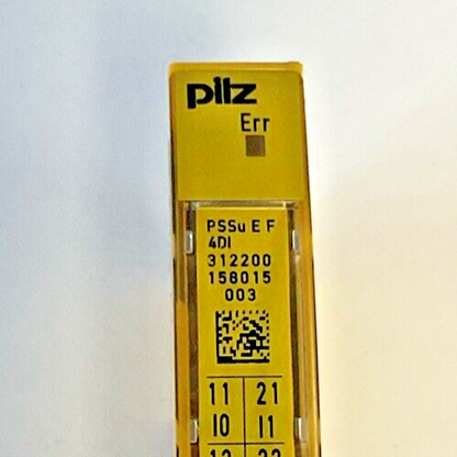 PILZ PSSU E F 4DI SAFTEY CONTROL INPUT MODULE