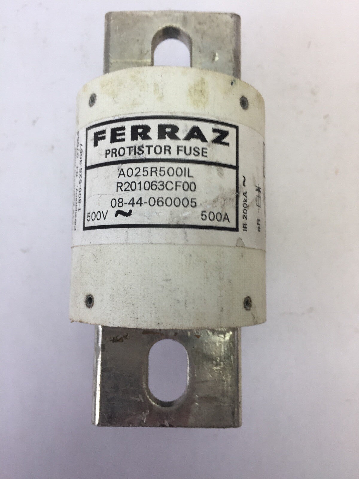 FERRAZ A025R500IL PROTISTOR FUSE 500VAC 500AMP