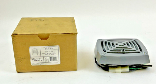 EDWARDS SIGNALING 870P-N5 SEMI FLUSH  PANEL MOUNT HORN 120VAC 60HZ
