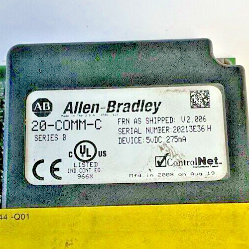 ALLEN BRADLEY 22-COMM-C COMMUNICATION ADAPTER FRN V2.006