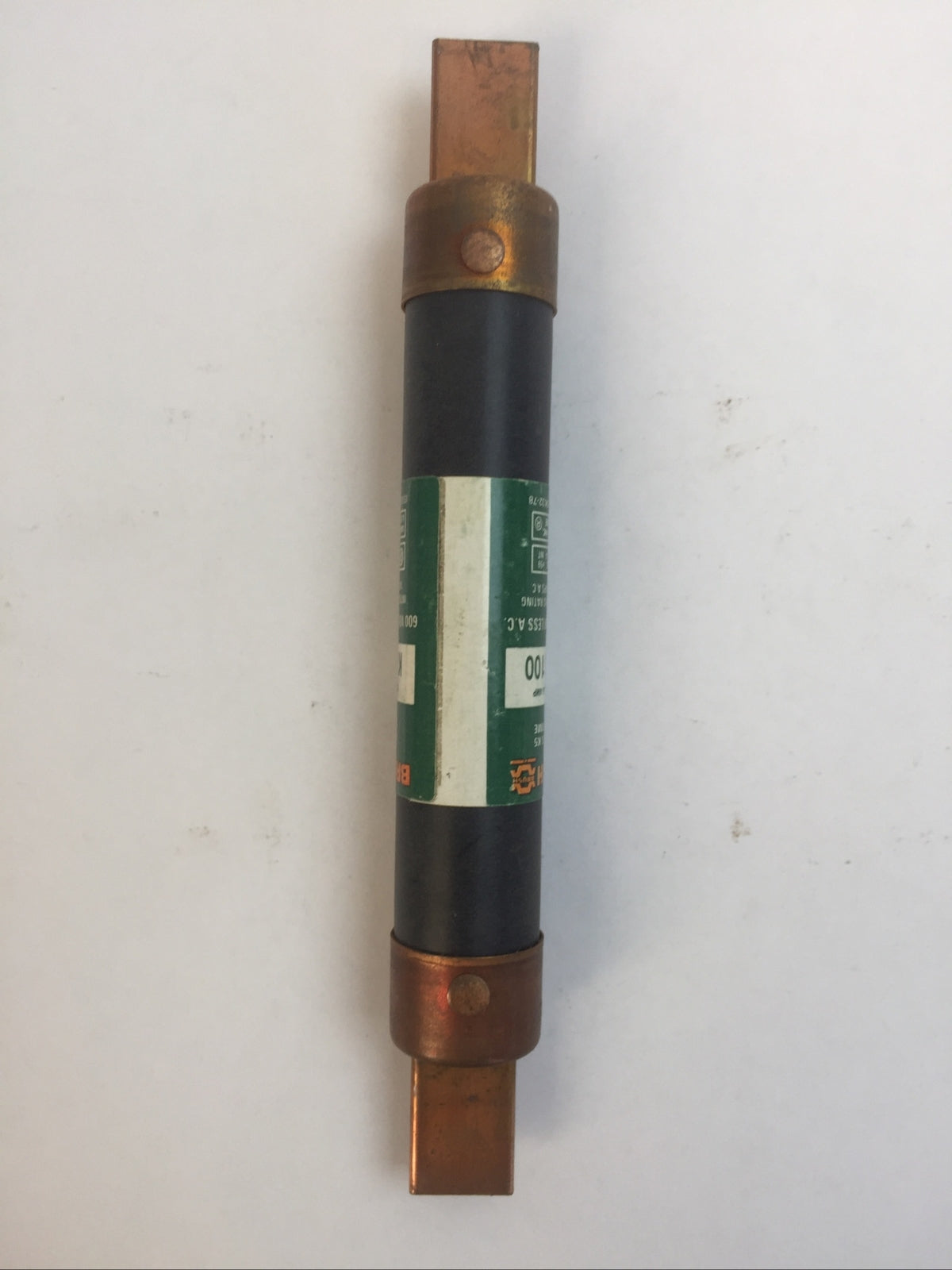 BRUSH KOS100 CLASS K5 ONE TIME FUSE 100AMP 600VAC