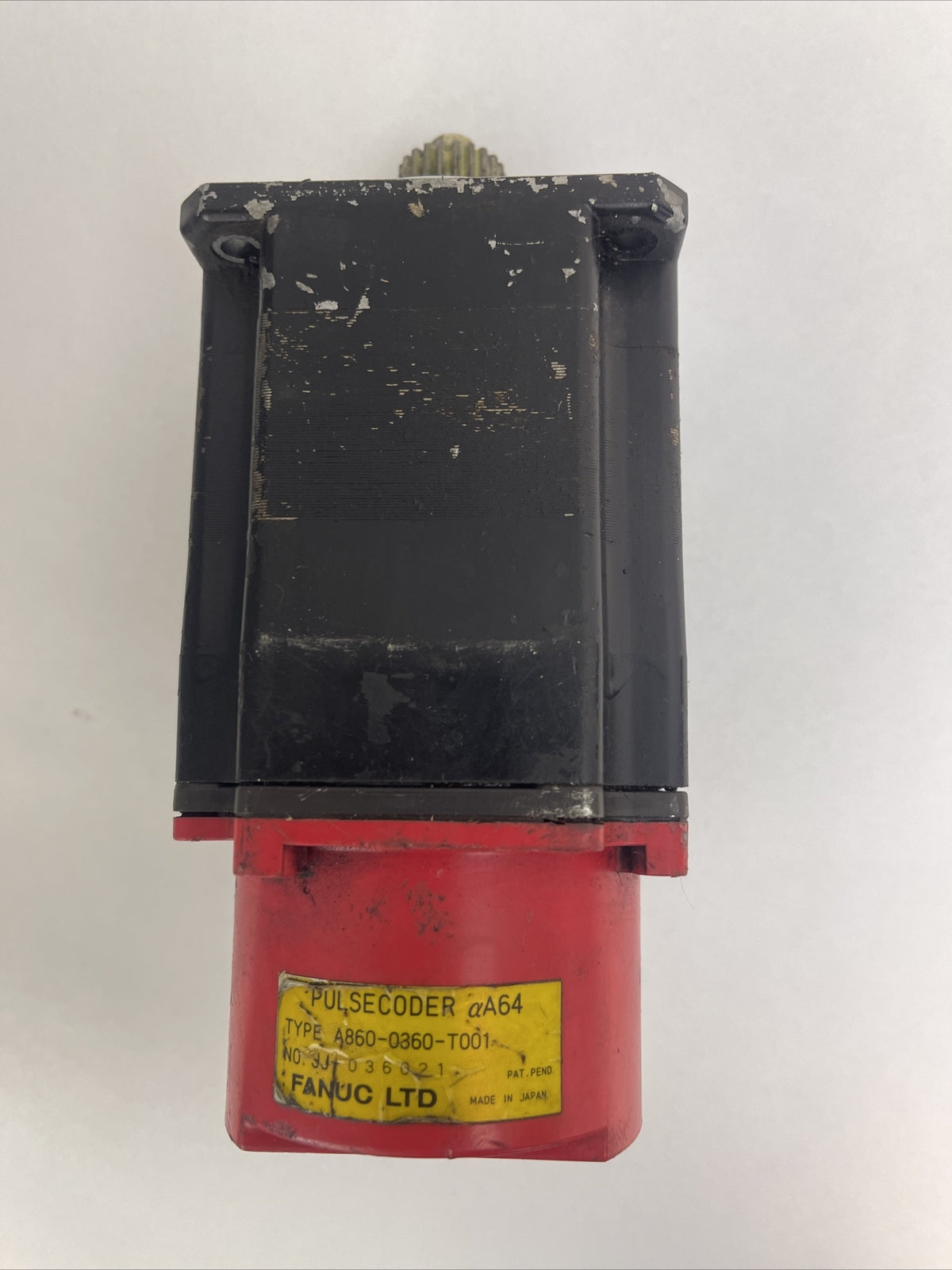 FANUC A06B-0371-B575 AC SERVO MOTOR OUTPUT 90VAC 2.5A PULSECODER A860-0360-T001
