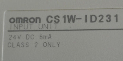 OMRON CS1W-ID231 PLC INPUT MODULE - 24VDC / 32-PT / 6mA