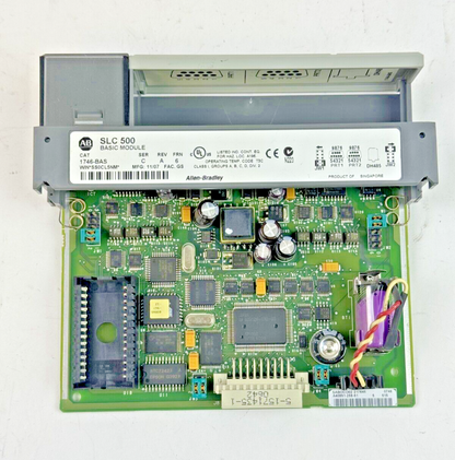 ALLEN-BRADLEY - 1746-BAS SER. C REV. A FRN: 6 - SLC 500 BASIC MODULE