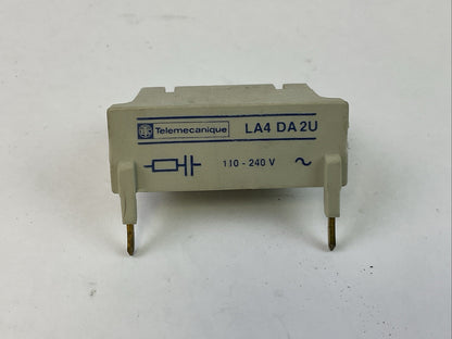 TELEMECANIQUE LA4 DA 2U RELAY SURPRESSOR 110-240VAC (LOT OF 3)