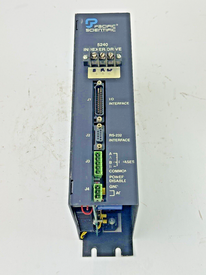 PACIFIC SCIENTIFIC - 5240 -INDEXER/ DRIVE-MNEMONIC PROGRAMMABLE-115 VAC, 1A, 1PH