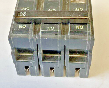 GENERAL ELECTRIC THQL32020 CIRCUIT BREAKER 20A 3POLE 240VAC