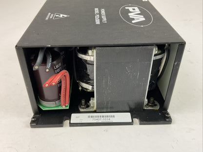 PVA POWER SUPPLY PS2x300W48-PV4 REV C VER 0.04 OUT 48VDC @ 6A 300W IN 120/240VAC