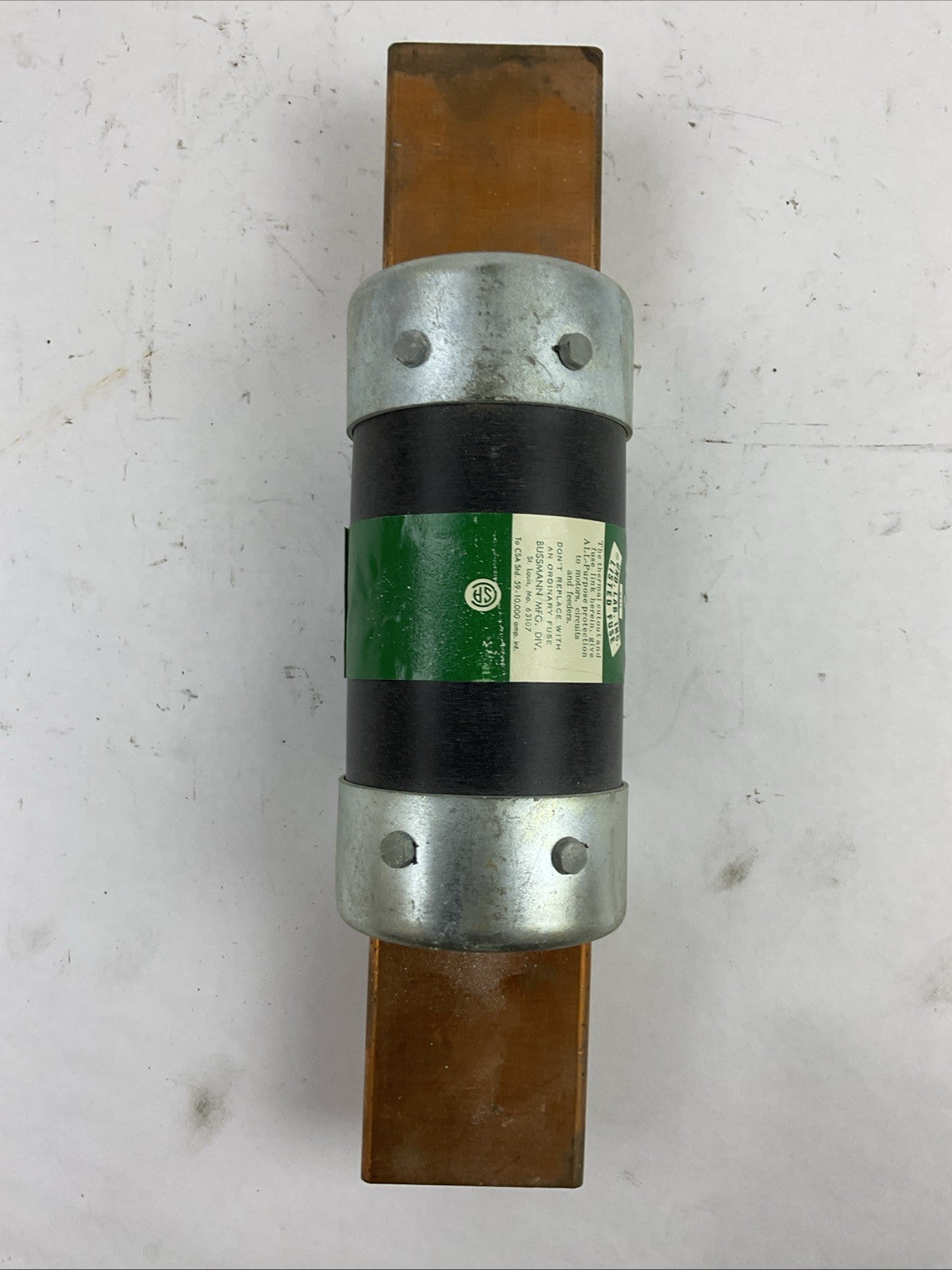 BUSSMANN FRN500 FUSETRON DUAL ELEMENT TIME DELAY CLASS K5 FUSE 500AMP 250VAC
