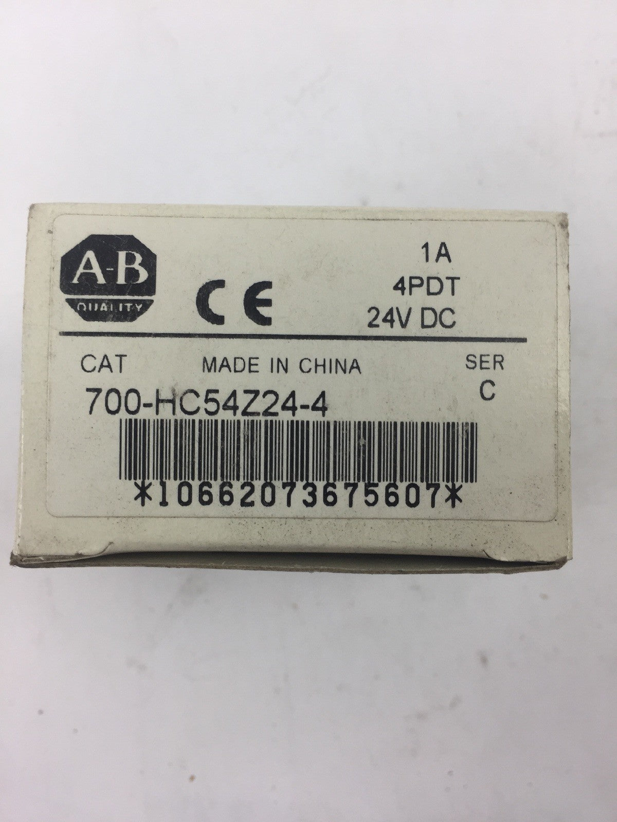 ALLEN BRADLEY 700-HC54Z24-4 CONTROL RELAY 1A 4PDT 24VDC SERIES C TYPE H