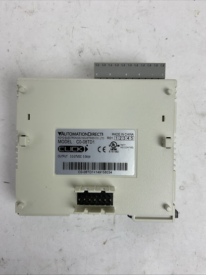 AUTOMATIONDIRECT C0-08TD1 OUTPUT MODULE 3.3-27VDC 0.3A/pt