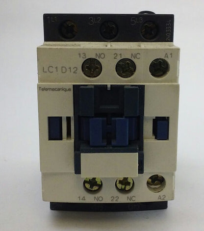 Telemecanique Contactor LC1D12F7, 110VAC F7 coil (NEW SURPLUS) LC1D12 F7 coil