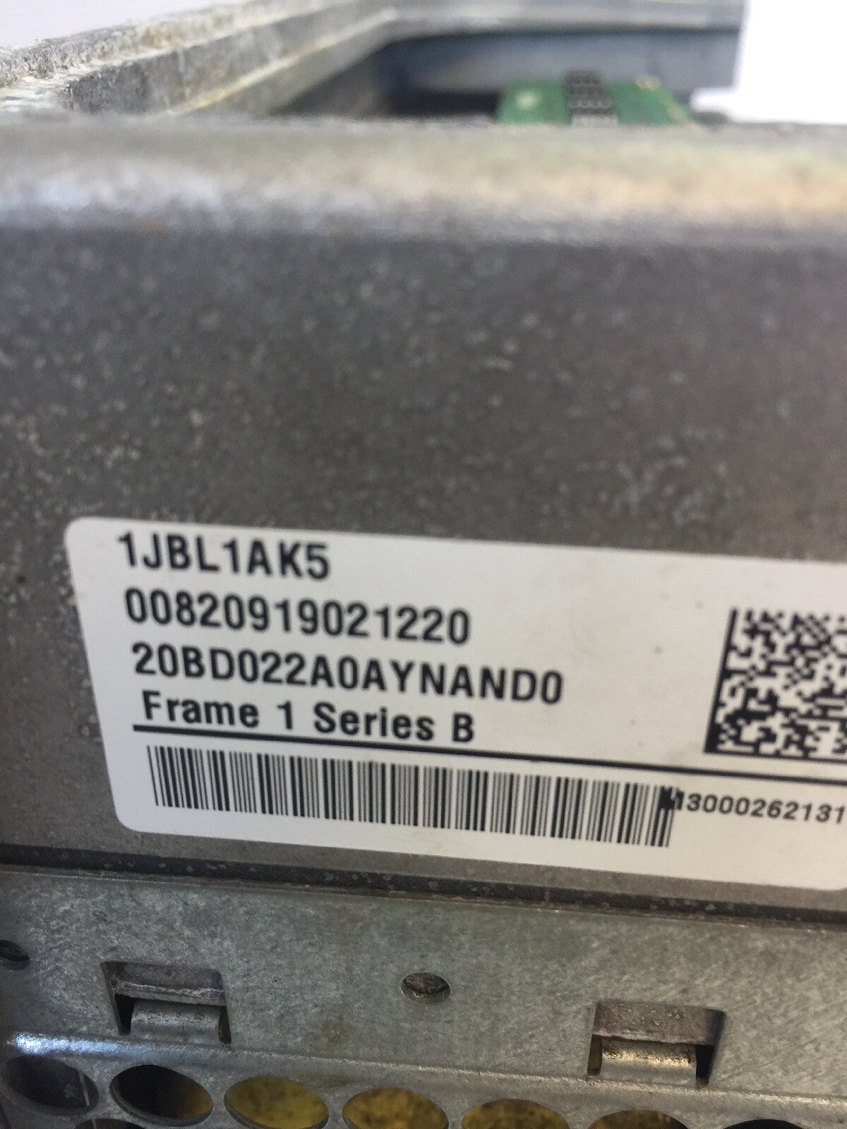 ALLEN BRADLEY 20BD0220A0AYNAND0 POWER FLEX 700 AC DRIVE FRAME 1 SERIES B