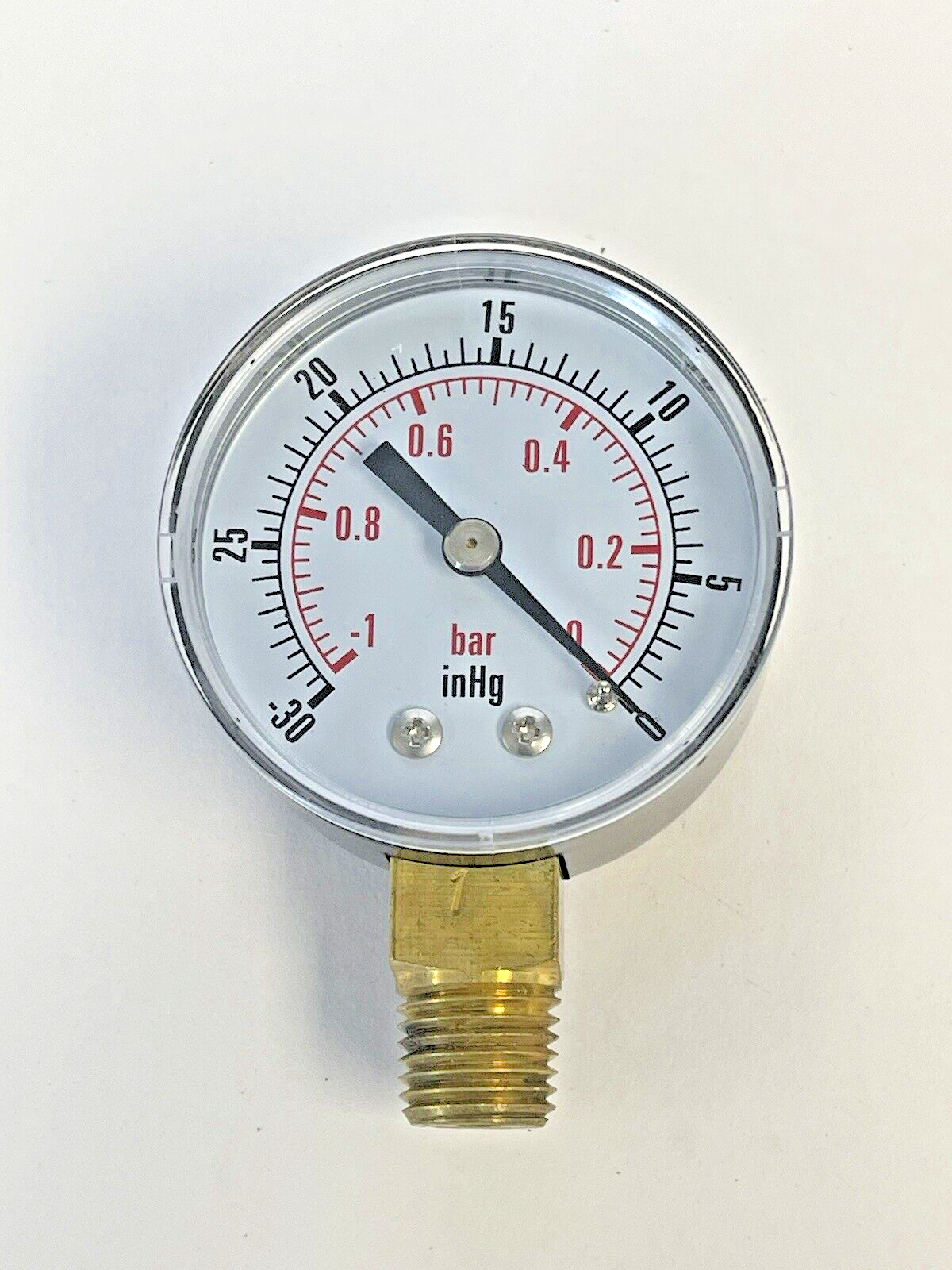 DYNAMIC FLUID COMPONENTS - CDS-5V-000A*30" - PRESSURE GAUGE - 2" DIA,  0-30 PSI