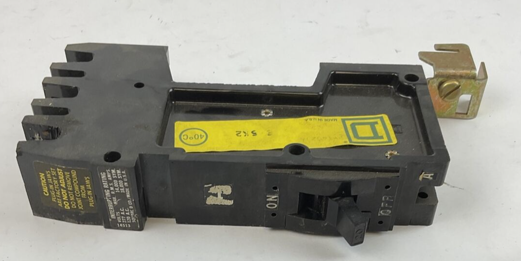 SQUARE D FY14020A  CIRCUIT BREAKER 20A 277VAC 1-POLE ***LOTOF2***