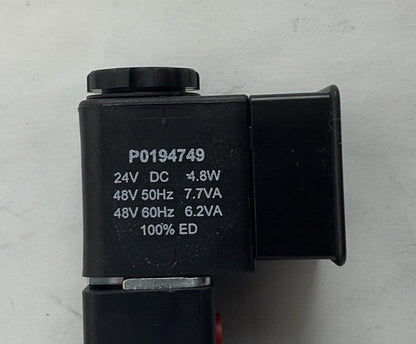 PARKER B551ACB49C SOLENOID VALVE 145PSI 24VDC 4.8W