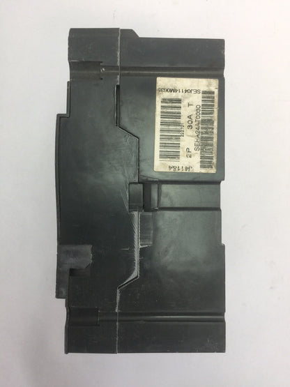 GE SEHA24AT0030 HI-BREAK CIRCUIT BREAKER 480VAC 30A 2P SPECTRA RMS  NO TRIP UNIT
