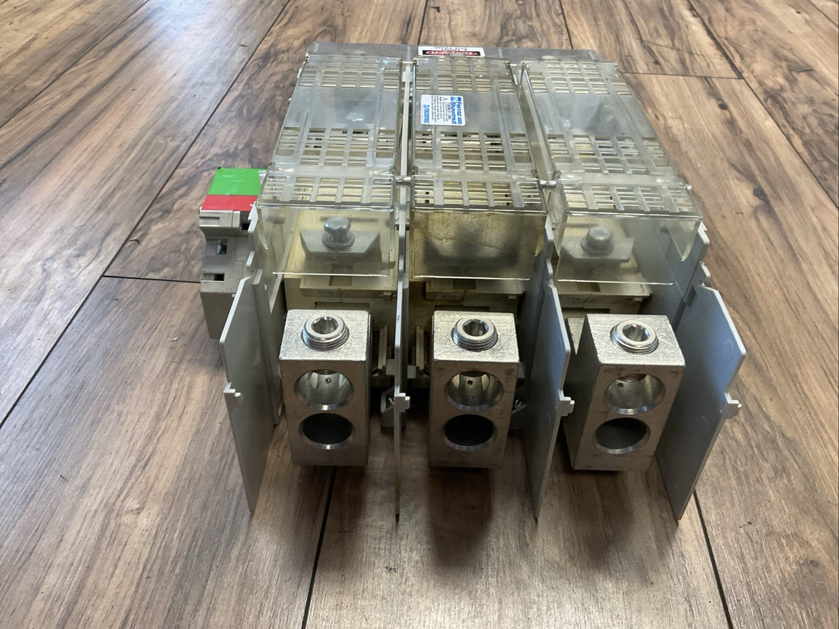 FERRAZ SHAWMUT FBJ400SO FUSIBLE DISCONNECT SWITCH 400A 600VAC 3PH 300HP 250VDC