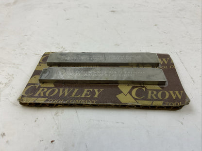 CROWLEY TL281860-0022 320-75-4 #166853 RAMLOT #1.003 HONE TOOL BLADE (LOT OF 2)