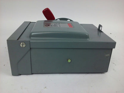 WESTINGHOUSE RGUN221 SAFETY SWITCH, 30A, 240V, 2P, NON FUSE, TYPE 3R RAINPROOF