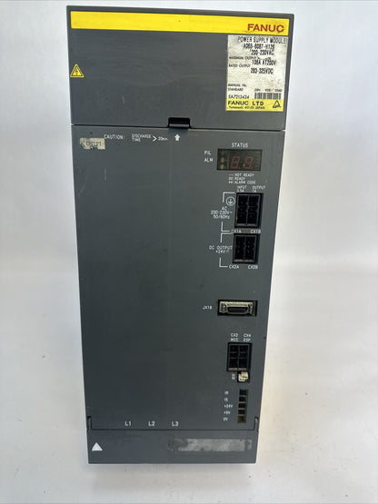 FANUC A06B-6087-H126 POWER SUPPLY INPUT 200-230VAC OUTPUT 283-325VDC