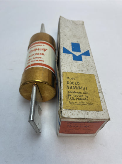 GOULD SHAWMUT A2K225R AMP-TRAP FUSE 225AMP 250VAC CLASS RK1