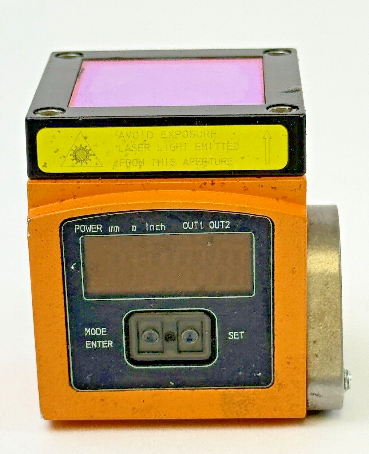 IFM - 01D100 - 01DLF3KG - LASER DISTANCE SENSOR - RANGE: 0.2-10 M, 30VDC, 4 PIN