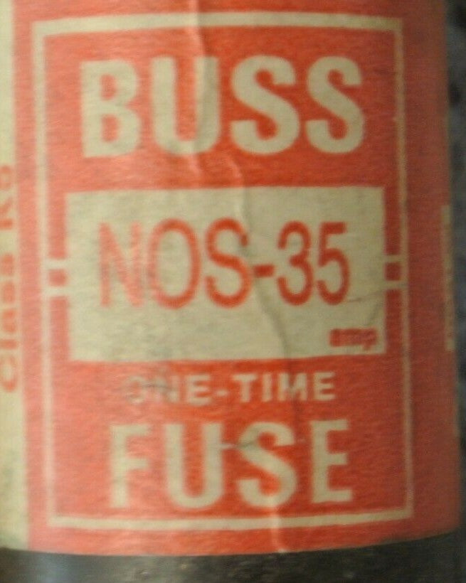 LOT of 2 / 35A RENEWABLE FUSES / BUSS & SHAWMUT / 600V / NEW SURPLUS