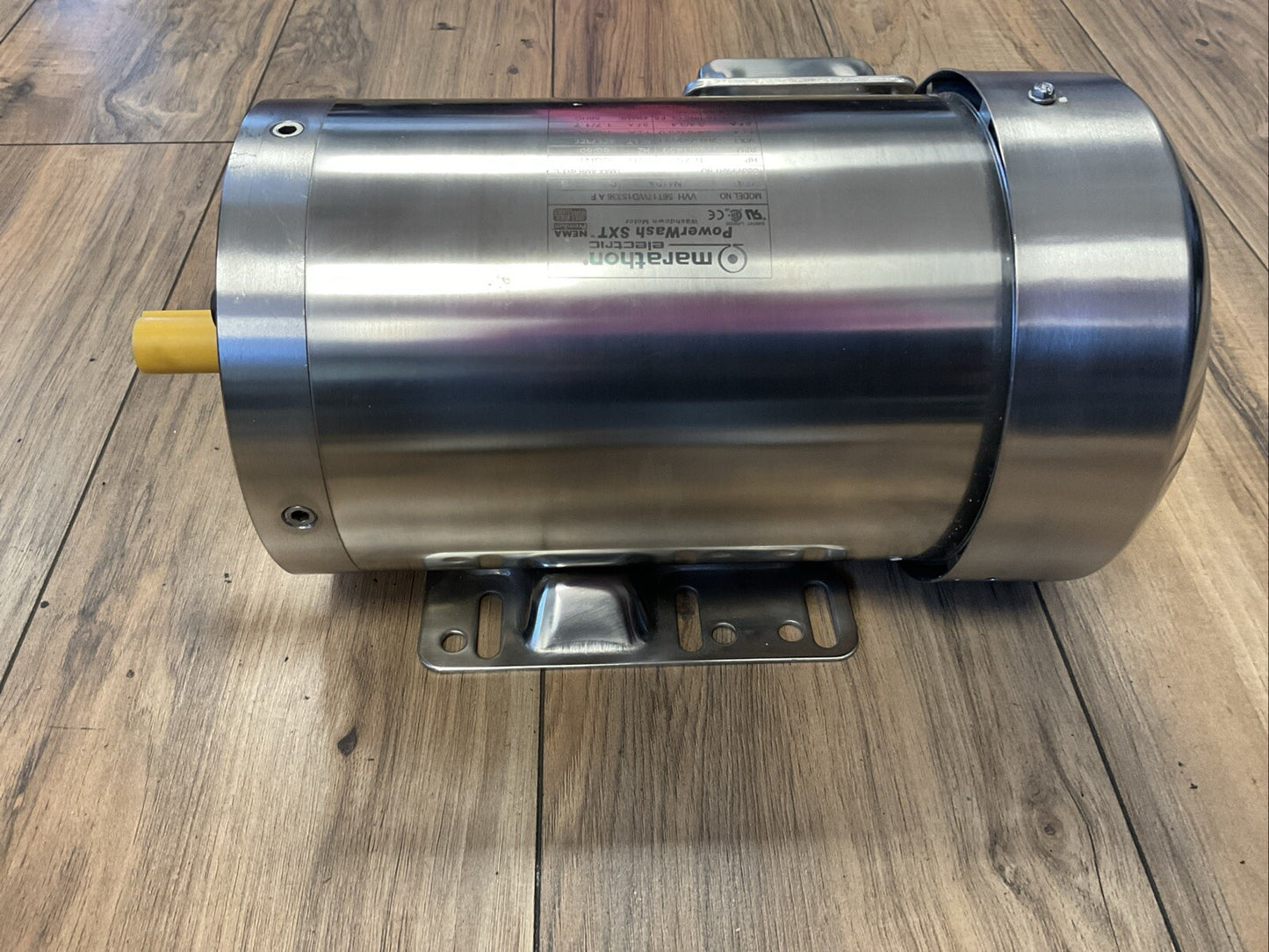 MARATHON VVH 56T17WD15336 A F POWER WASH SXT WASHDOWN MOTOR 3PH 1/.75HP N419A