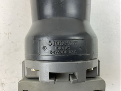 HUBBELL 5100P5W 347/600VAC PLUG PIN AND SLEEVE