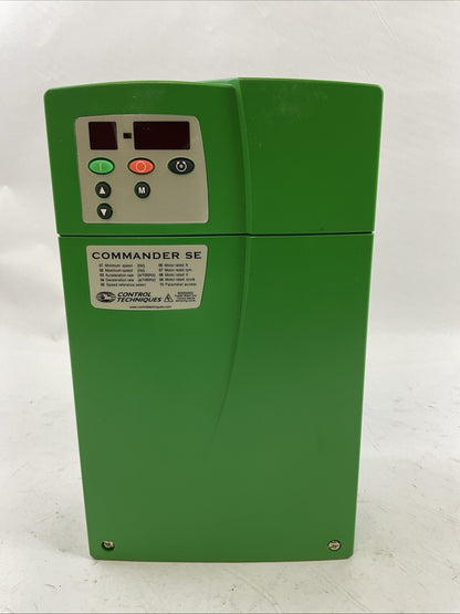 CONTROL TECHNIQUES COMMANDER SE33200550 INVERTER DRIVE 7.5HP 0-240VAC 25A
