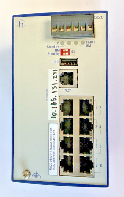 HIRSCHMANN RS20-0800T1T1SDAEHH03.0.01 RAIL SWITCH 60VDC 30VAC