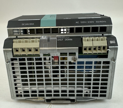 SIEMENS SITOP 6EP1336-3BA00 POWER SUPPLY 24VDC 20A 1PH 100-240VAC