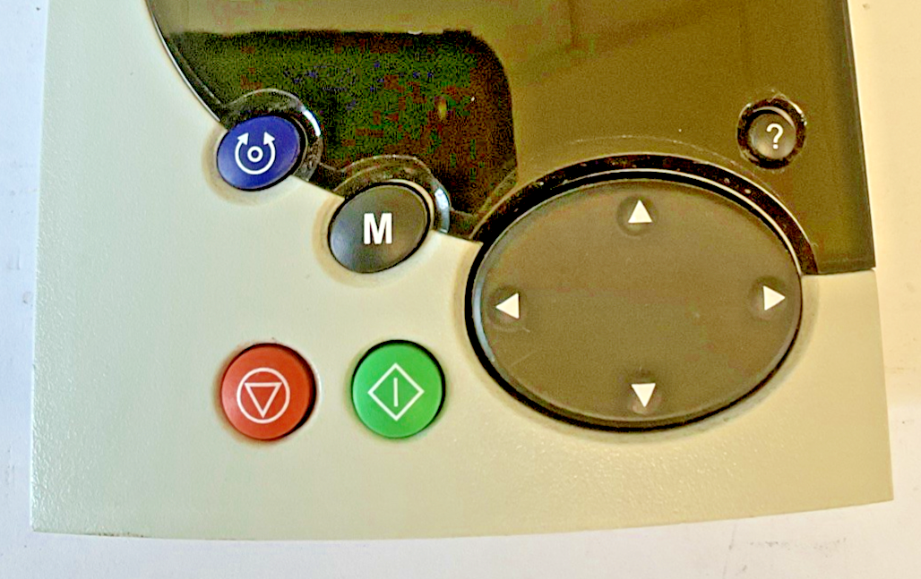 CONTROL TECHNIQUES MP-KEYPAD ISSUE:04.00