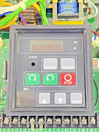 ALLEN BRADLEY - 1333-AAB SER. D - ADJUSTABLE FREQ. AC DRIVE 2.6kVA 460V 3PH 3.3A