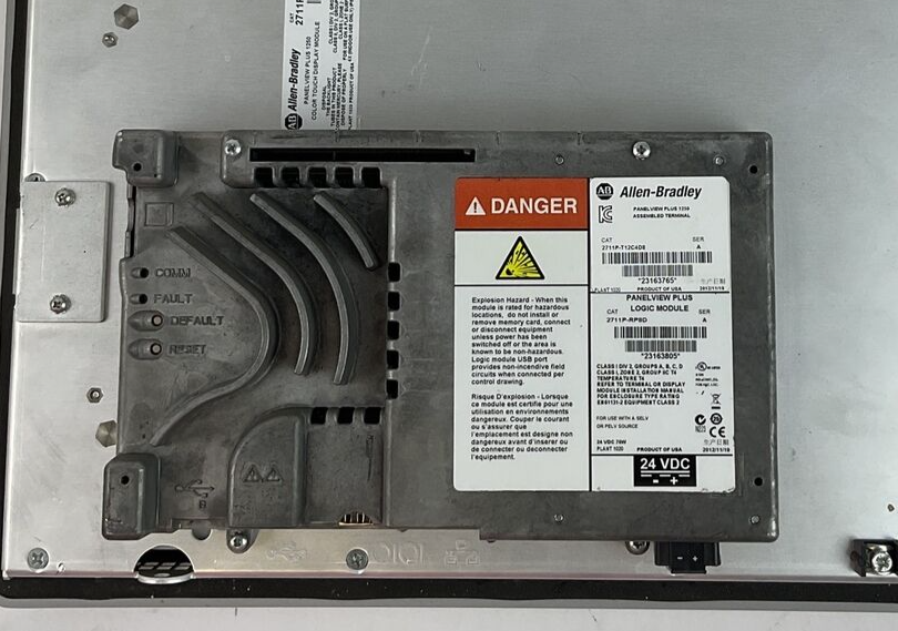 ALLEN BRADLEY 2711P-T12C4D8 SER.A PANELVIEW 24VDC