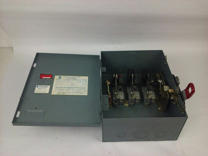 CHALLENGER HD362NF, H.D. SAFETY SWITCH, TYPE 1 INDOOR, 60A, 600V, 3 PHASE, NEW