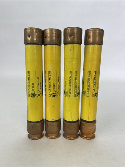 COOPER BUSSMANN LPS-RK-6 LOW-PEAK DUAL ELEMENT FUSE 600VAC (LOT OF 4)