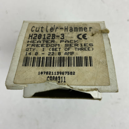 CUTLER HAMMER H2012B-3 FREEDOM SERIES 14.0-22.8AMP HEATER (BOX OF 3)