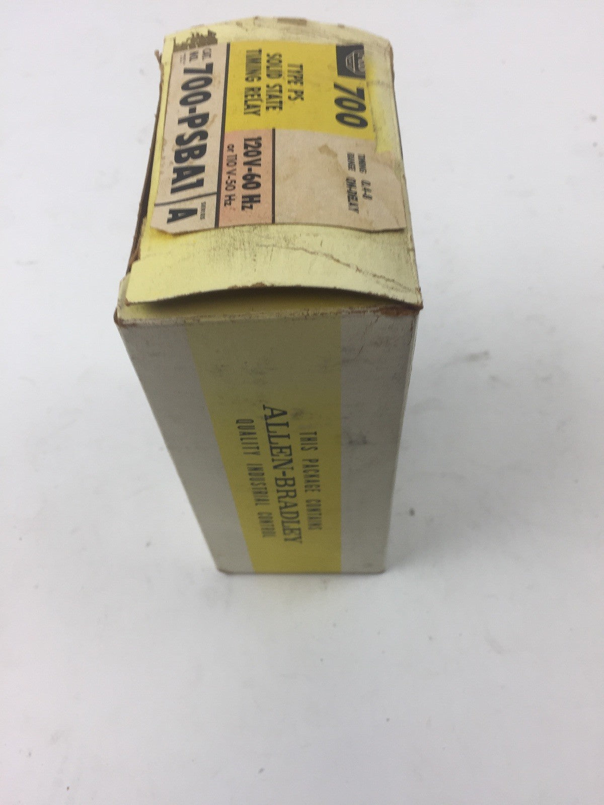 ALLEN BRADLEY 700-PSBA1 SOLID STATE TIMING RELAY TYPE PS 120V 60HZ 110V 50HZ