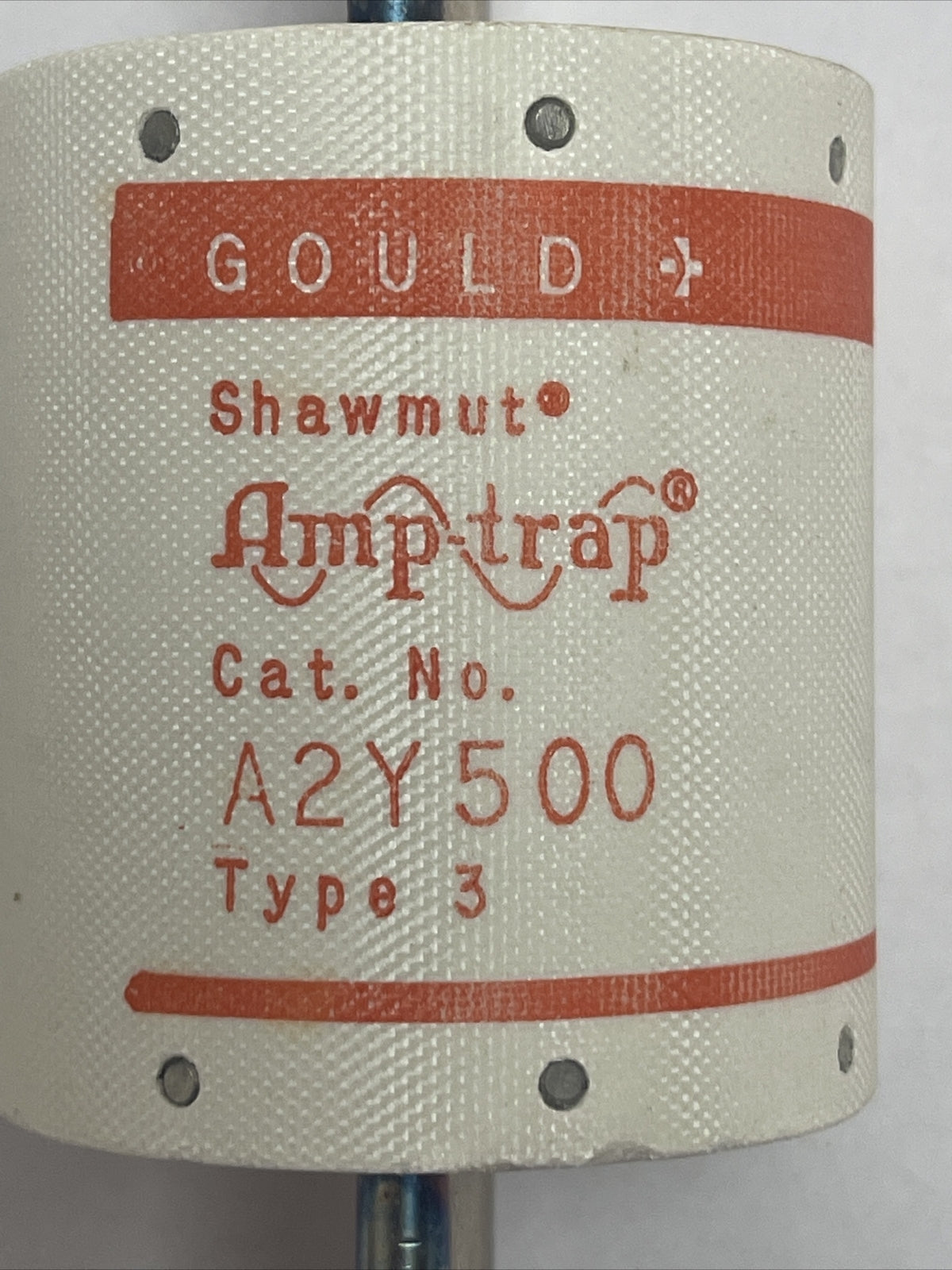 GOULD SHAWMUT A2Y500-3 AMP-TRAP FUSE 500AMP 250VAC 500VDC TYPE 3