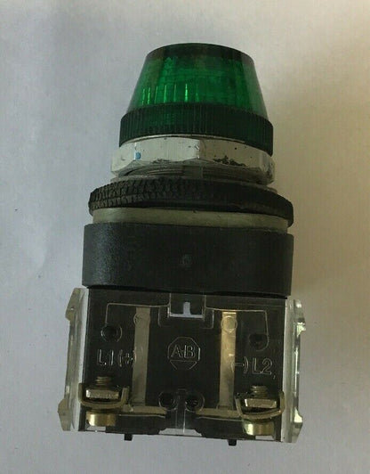 ALLEN BRADLEY 800T-Q24 GREEN LENS 30MM PILOT LIGHT 24VAC/DC SERIES T*(LOTOF4)*