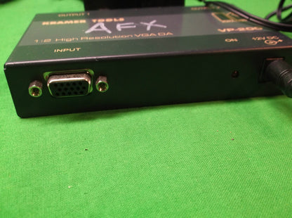 KRAMER TOOLS VP-200 1:2 HIGH RESOLUTION VGA DA - 1 INPUT, 2 OUTPUTS