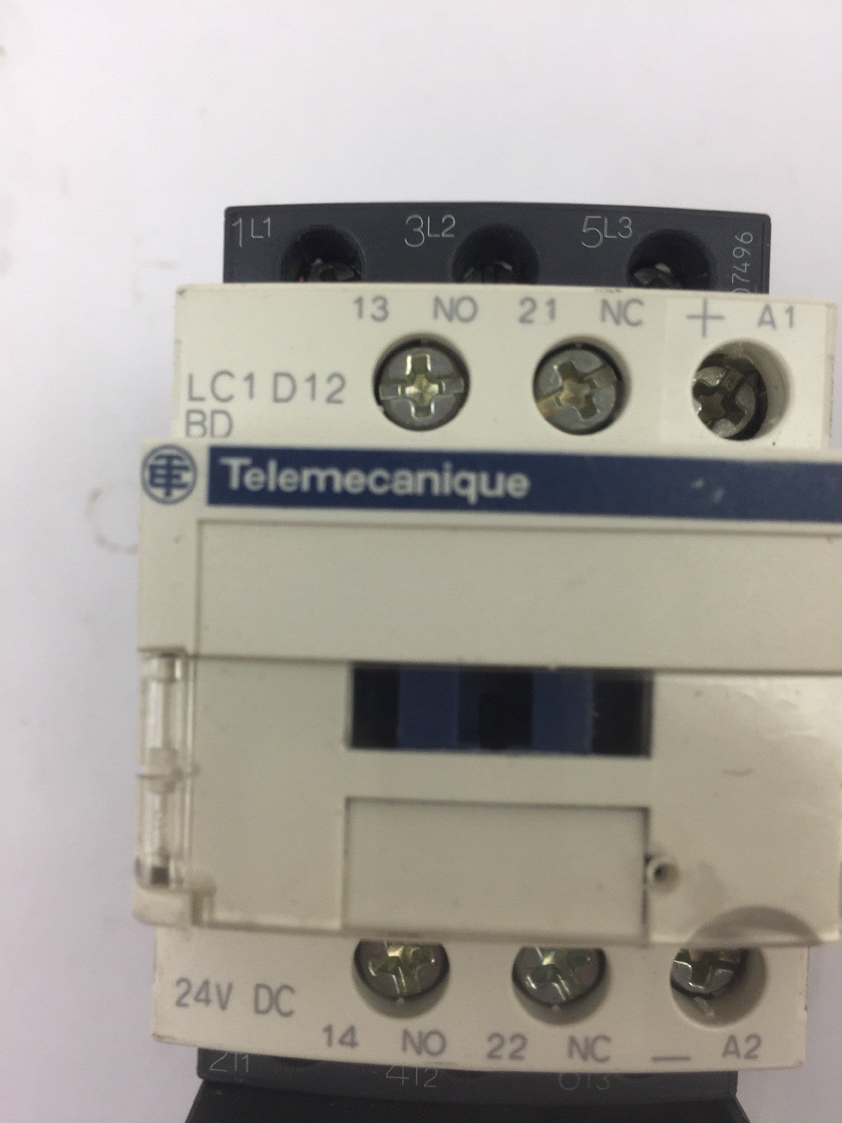 TELEMECANIQUE LC1D12BD CONTACT 25A LAD4TBDL 24V LRD07 OVERLOAD RELAY 1.6-2.5A